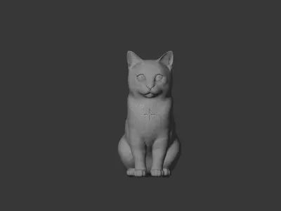 Cat Kitten 3D Scan Print 3D model