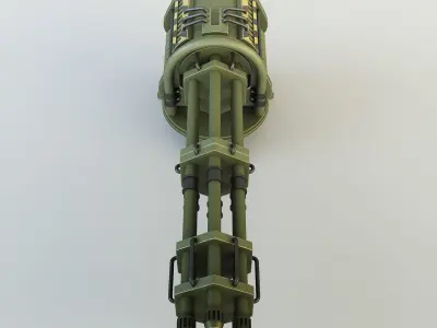 Machine gun CIZ 3D model