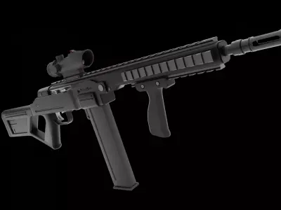 PPSH Modified Free 3D model