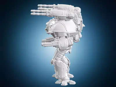 Titan Mechanical Sculpture 3D print model