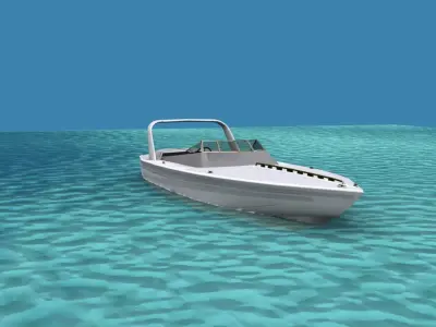 Phazer 38 Cigarette Boat V00 3D model
