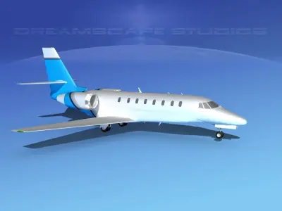 Cessna C680 Citation Soveriegn V14 3D model