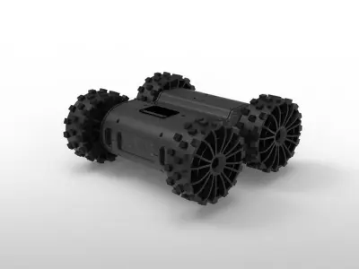 Nerva Lg UGV Low-poly 3D model