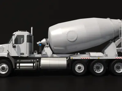 Autocar Construction Collection 3D model