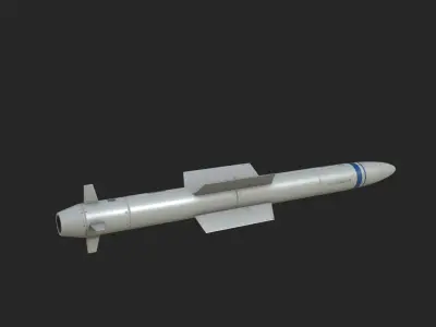 Chinese CM-120 Anti-Radiation Missile CM120 PLAAF Low-poly 3D model