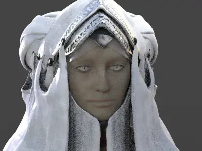 Ancient Alien Headdress 2 3D model