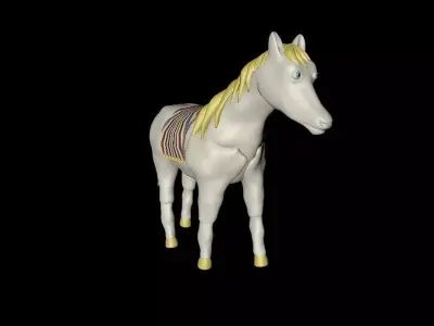 circus horse 3D model