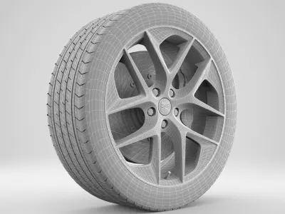 Seat Leon Rim 3D model