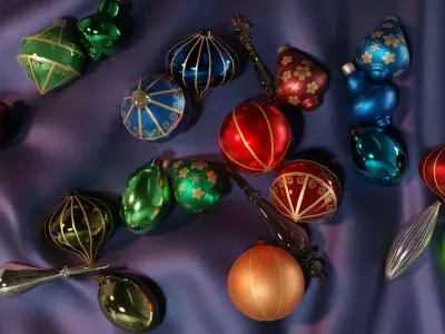 Christmas Decoration Free low-poly 3D model