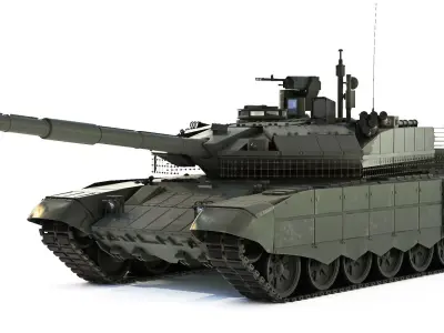 Tank T-90M 2020 3D model