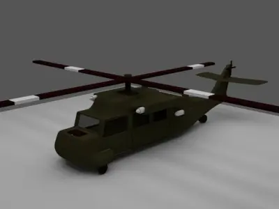 Helicopter Ulak Alik 3D model