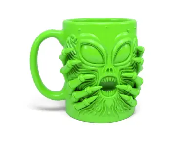 Alien Mug 3 3D print model