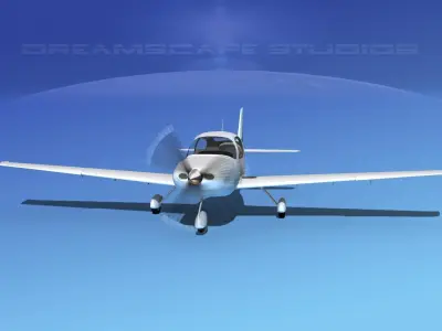 Cirrus SR22 V09 3D model