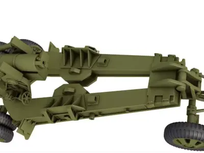 M115 Howitzer 3D model