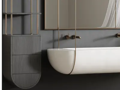 Bathroom furniture 5 3D model