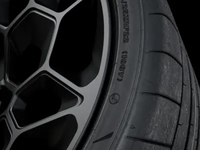 Bridgestone Potenza Sport 355 25 ZRF R22 3D model