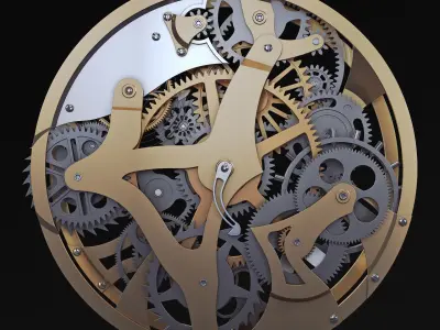 Gear Mechanism v 8 3D model