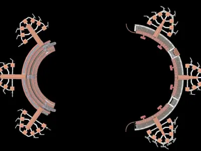 airport internasional sukarto hatta indonesian country Low-poly 3D model