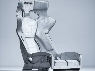 RECARO PRO RACER RMS 2700G Low-poly 3D model