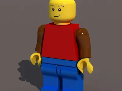 Lego Man 3D model