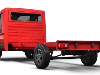 Vauxhall Movano Chassis SCab 4300WB 2025 3D model