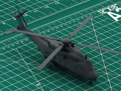 NH90 Helicopter 3D Print 3D print model