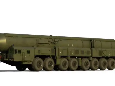 Topol M SS-27 Rs24 Yars SS-29 3D model