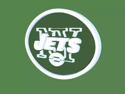 New York Jets Team Logo 3D model
