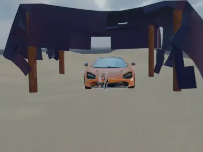 Car Film Free 3D model