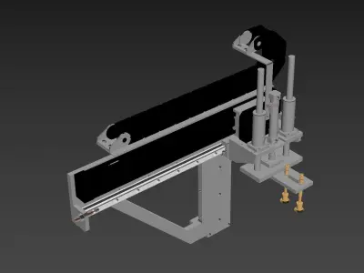 Loading and unloading mechanism 3D model
