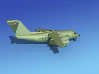 BAe 146-100 Military Transport 3D model