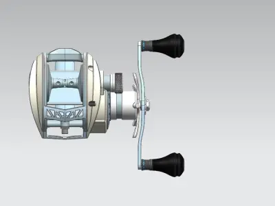 Fishing bate reel 3D model