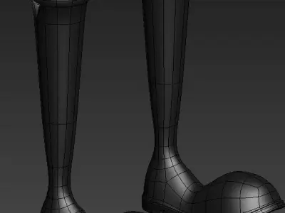 fish spongebob square pants Low-poly 3D model