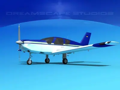 Socata TB-20 Trinidad V02 3D model