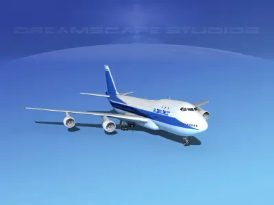 Boeing 747-100 Jumbo Jet El Al 3D model
