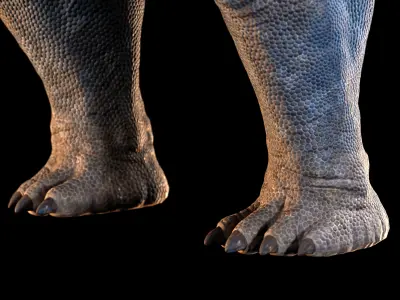 Argentinosaurus Animated 3D model
