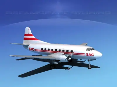 Martin 202 SAC  3D model