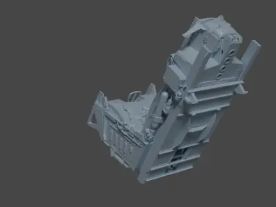 F-16 ACES-II Ejection Seat for 3d Printing 3D print model