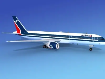 Boeing 757-200 Air Transat 3D model