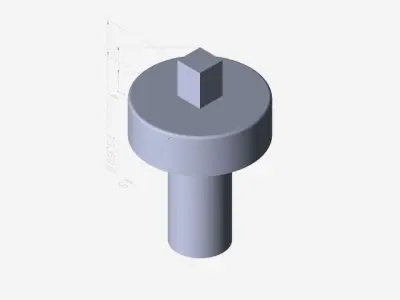 straight square tool Free 3D model