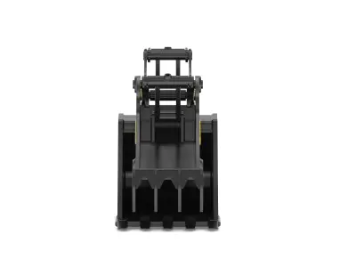 PSM Bucket Progressive Link Hydraulic Thumbs 3D model