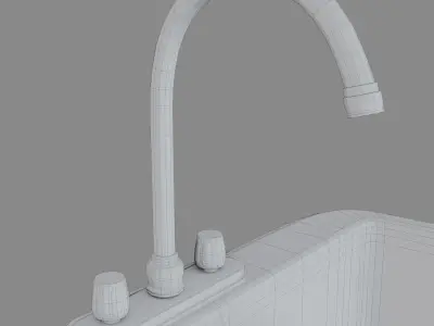 Kitchen Sink Free low-poly 3D model purchase