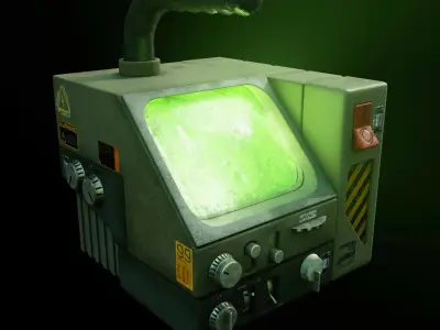 WY industries CT-V portable video hacking device  Low-poly 3D model