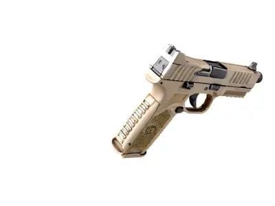 FN 509 Tactical pistol 3D model