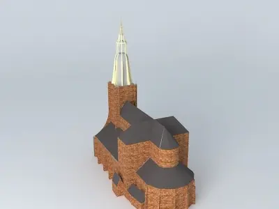 A-akerk church Free 3D model