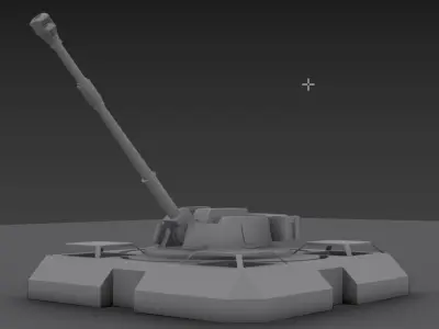 RTS Fire Base 3D model
