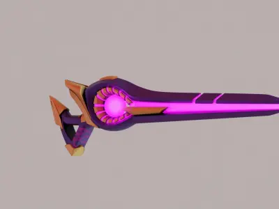 Sci-Fi Weapon 3D model