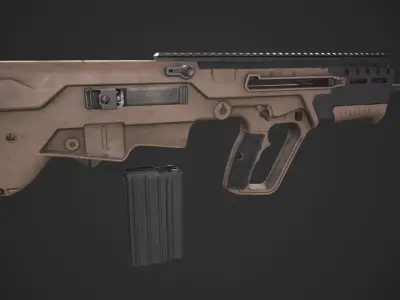 IWI Tavor 7 Low-poly 3D model