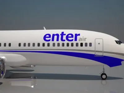 Enter AIr Boeing 737 max 8 3D model