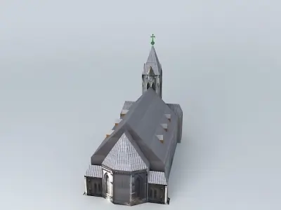 Evangelical church in Trinec Free 3D model